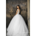 Vestidos de Noiva Ball Gown Luxury Full Pearls Wedding Dress Puffy 2017 Wedding Dresses MW2190